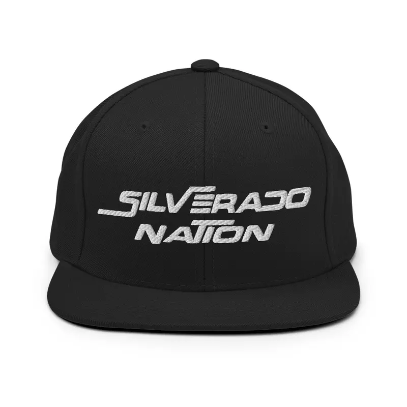 Silverado Nation Font logo Hat